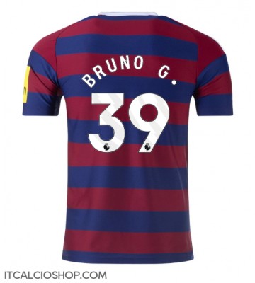 Newcastle United Bruno Guimaraes #39 Seconda Maglia 2024-25 Manica Corta